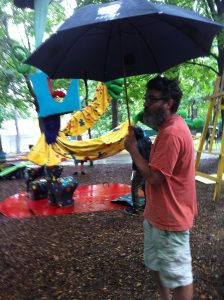 Wayne White et ses oeuvres.