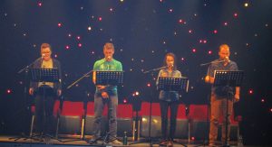 Bal litt�raire en QWERTY-AZERTY. Photo par Gilles G. Lamontagne.