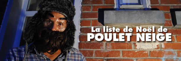 La liste de Noël de Poulet Neige